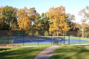 tennis courts