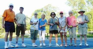 senior tennis group