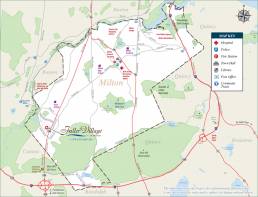 Map of Milton, MA