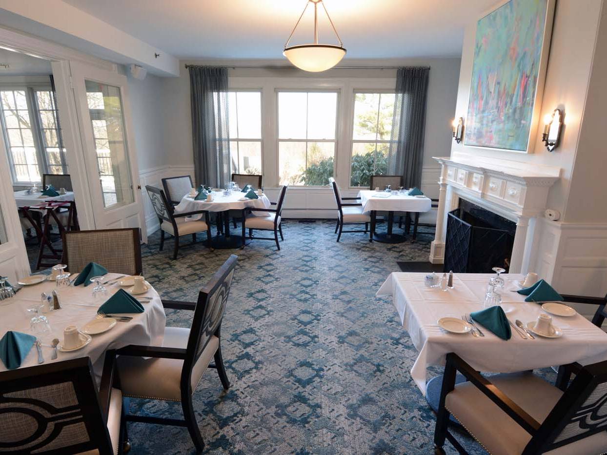 dining room in Fuller Village