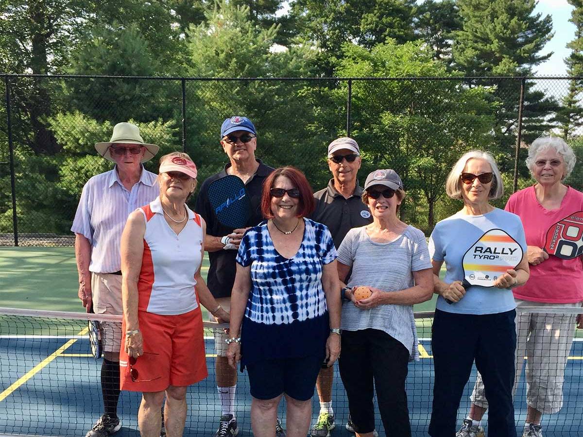 adult pickle ball group