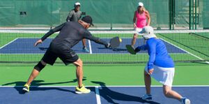 people playing pickle ball