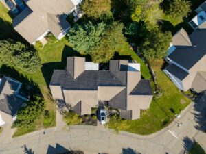 bird's eye view of Fuller Village